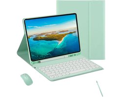 Keyboard Case for Mini 7(A17 Pro)/Mini 6 Case for iPad Mini 7th/6th Generation with Keyboard Mouse Set, Touchpad Detachable Wireless Keyboard with Pencil