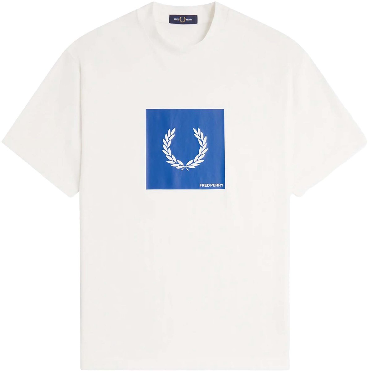 T-Shirt Fredperry Fp Box Graphic T-Shirt Fashion Wear Volwassen Wit