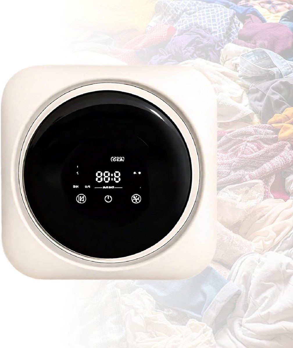 Draagbare Wasdroger Mini Wasmachine Ondergoed Reinigen Zelfreinigende Trommel 3.5 Liter Meerkleurig