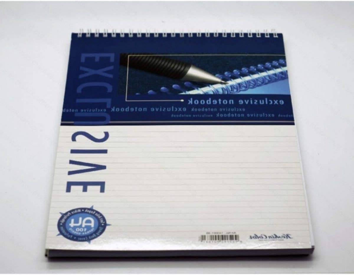 Notitieblok A4 - Schrijfblok Karton - School en kantoor - Spiraalbinding - 100 vel - Gekleurd