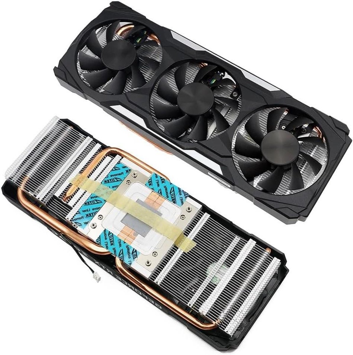 Videokaart Koeler - Grafische Kaart Fan - Component Vervanging - Verbeterde Koelprestaties - 18 inch - Zwart