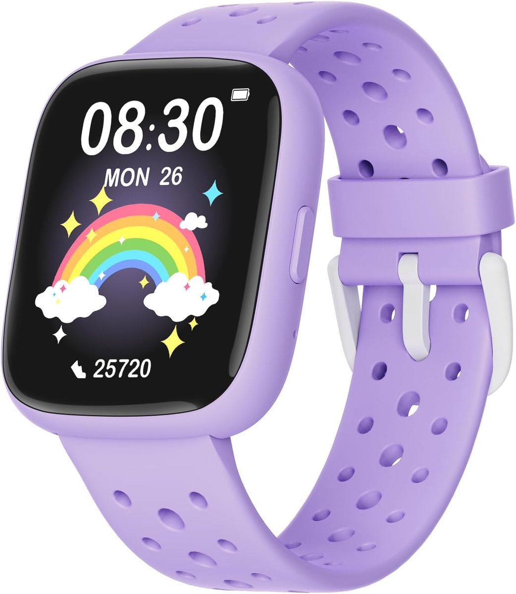 Kinder Smartwatch - Fitness Tracker - Gezonde Gewoontes - Geen Telefoon Nodig - 4.5 cm - Blauw