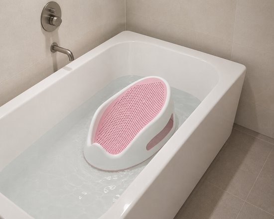 Baby Bad Zitje - Stoel - Baby - Bad - Ondersteuning - Zitje - Douche - Roze - Anti Slip — afbeelding 3