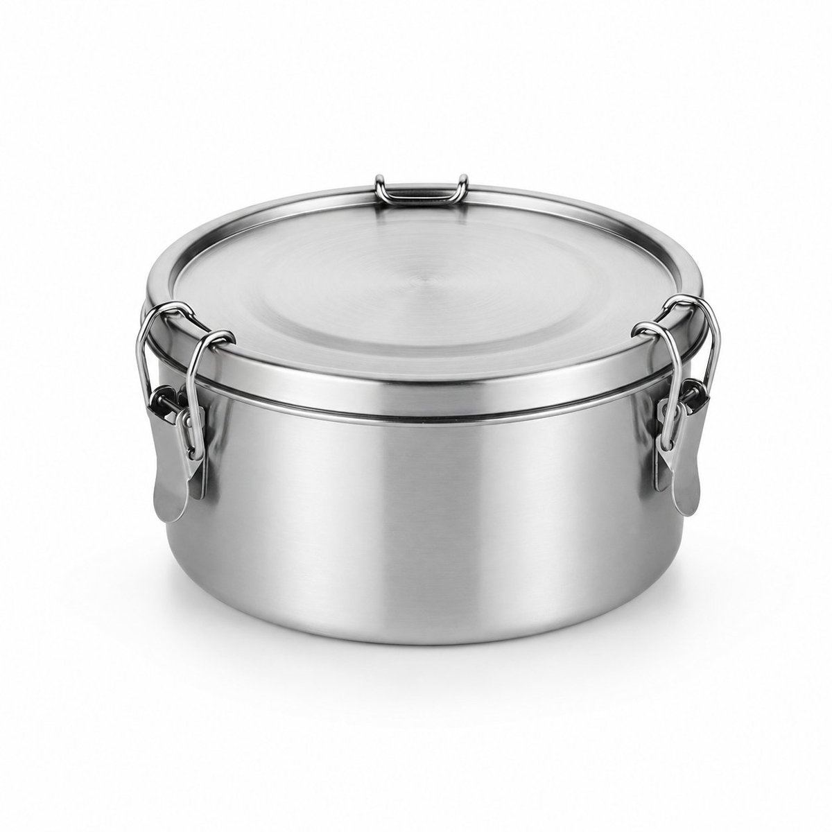 My Green Deal – RVS Ronde Lunchbox 780ml – Duurzame Broodtrommel & Snackbox – Fruitbakje Volwassenen & Kinderen – Meal Prep Bakje – Lekvrij & Herbruikbaar