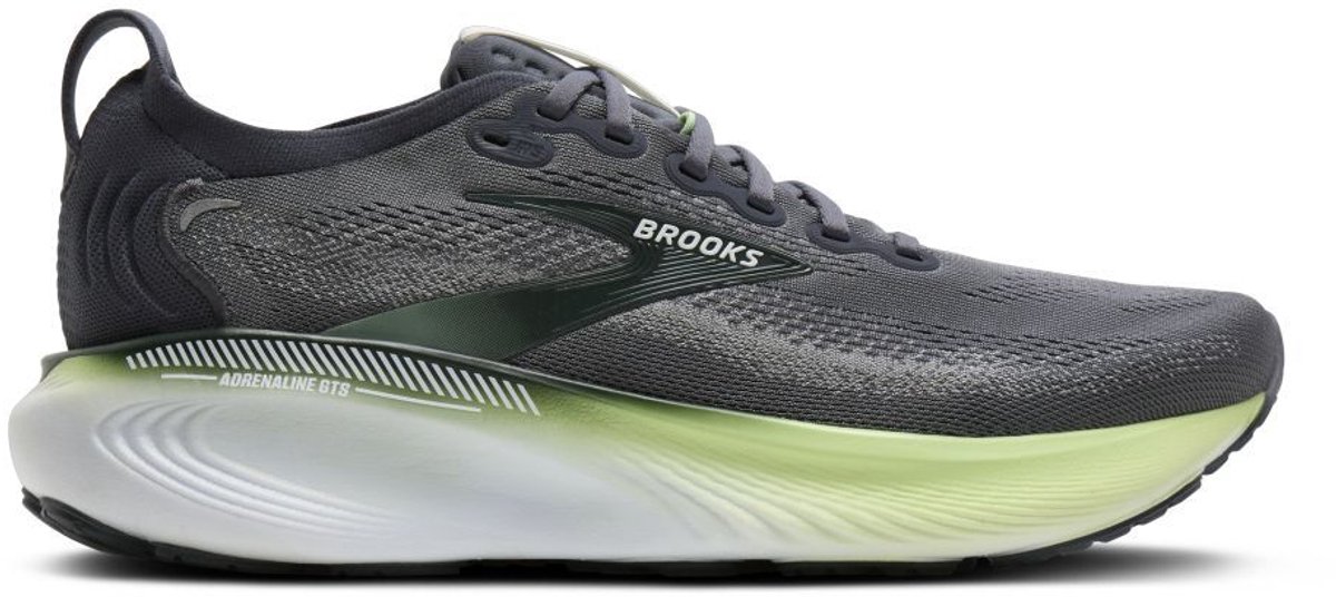Brooks Adrenaline GTS 25 Hardloopschoenen - Grijs - Maat 47.5 - Heren