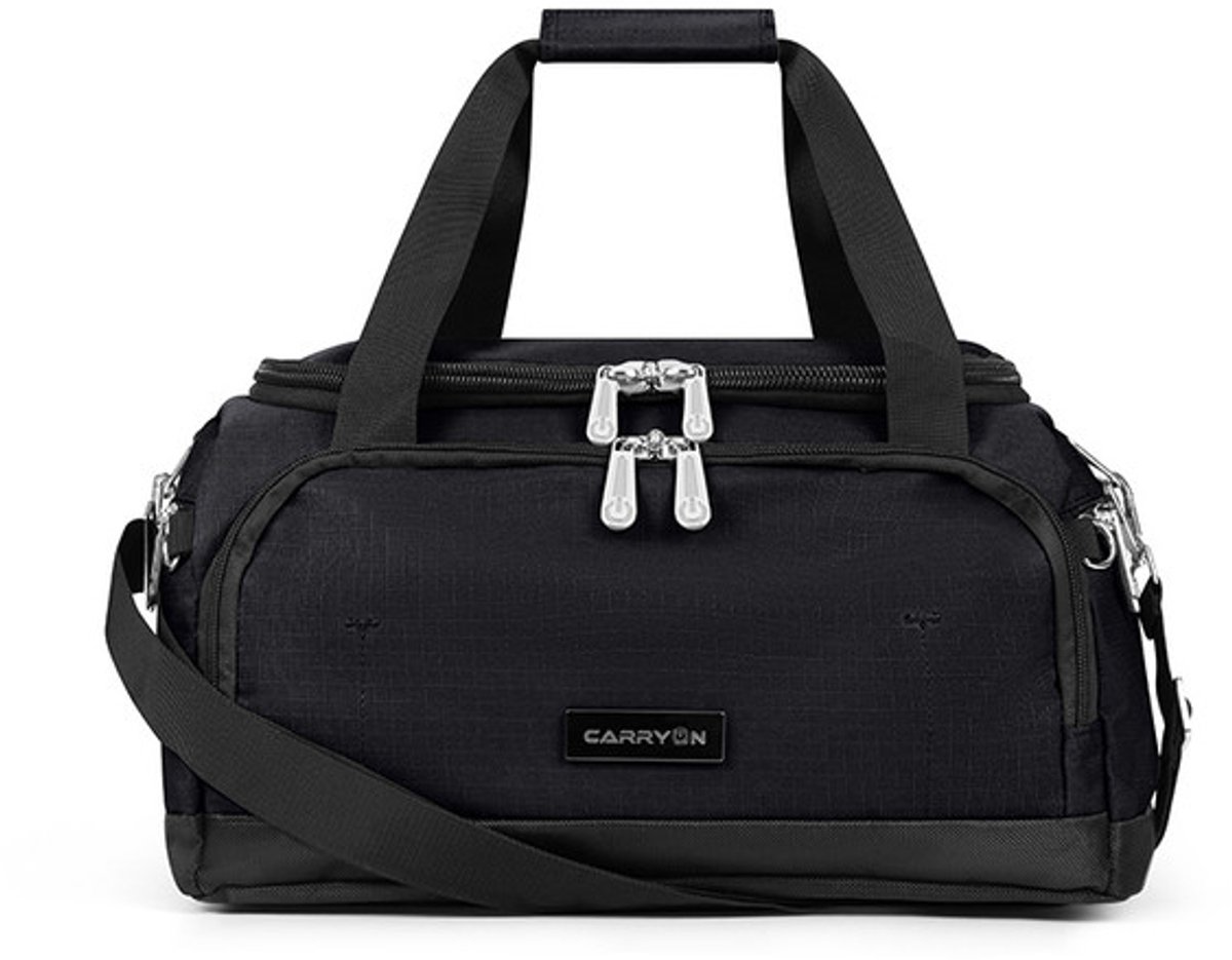 CarryOn Core 42 liter Weekendtas - 48x30x28cm Reistas - Sporttas - Zwart