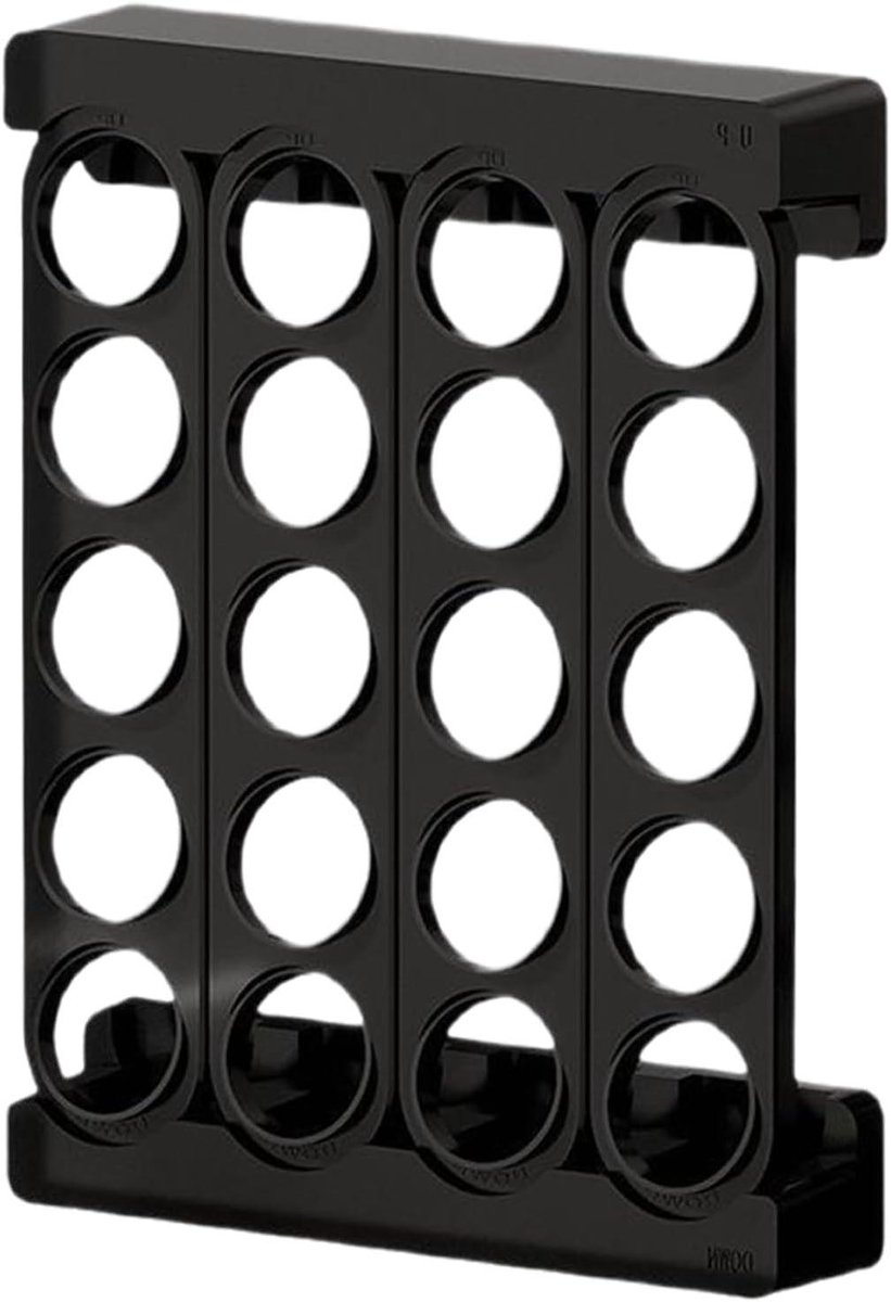 Koffiepads Houder - Koffiepad Display - Koffiepads Organiseren - Ruimtebesparend Ontwerp - 66 x 128 x 66 cm - Zwart