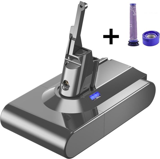 Huismerk Batterij geschikt voor Dyson V8 – 6000 mAh – incl filter