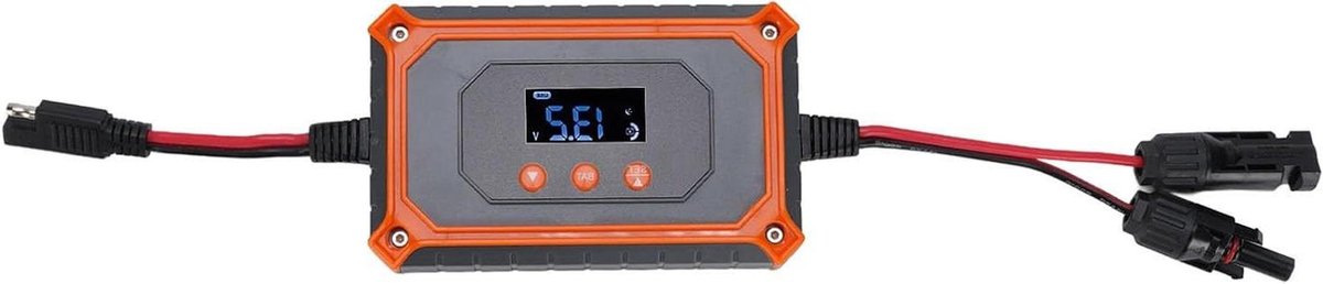 LiebeWH MPPT Solar Laadregelaar 12V 24V 15A MPPT Solar Laadregelaar voor 180W 360W Zonnepaneel met LCD Display 3-Stage Opladen Overbelastingsbescherming