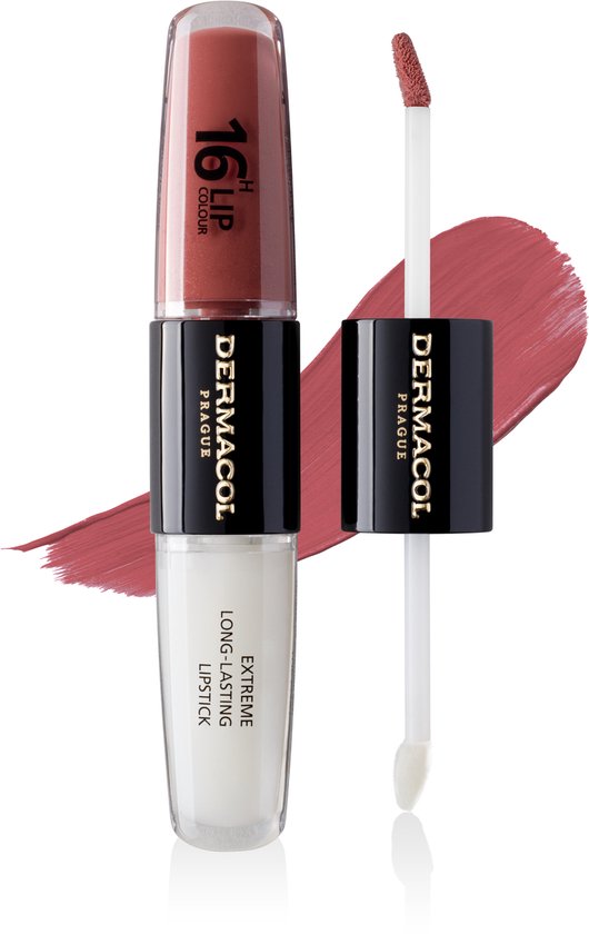 Dermacol 16-Uur Liptint - Hoogwaardige Lipgloss - Kusvast - Rood - Langdurig en Hydraterend