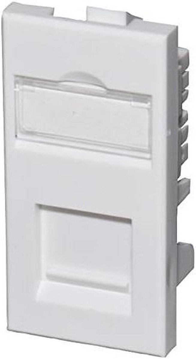 Ethernet Module - Netwerk Connector - Netwerk Installatie - Cat6 UTP - 1 Stuk - Wit