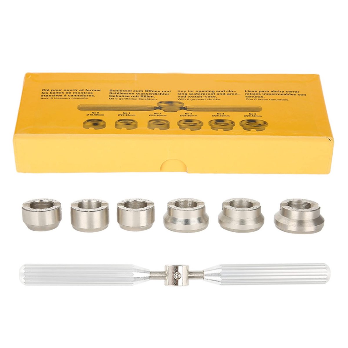 SPHProducts - Horlogereparatieset - Professionele horlogeschroef - Roestvrij staal - Gereedschap voor horlogeherstel - Voor hobbyisten en professional