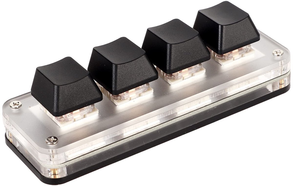 Golden crown - Mini Mechanisch Toetsenbord - Gaming-toetsenbord - Ergonomisch ontwerp - Compact formaat - Programmeerbare toetsen - Geschikt voor Wind