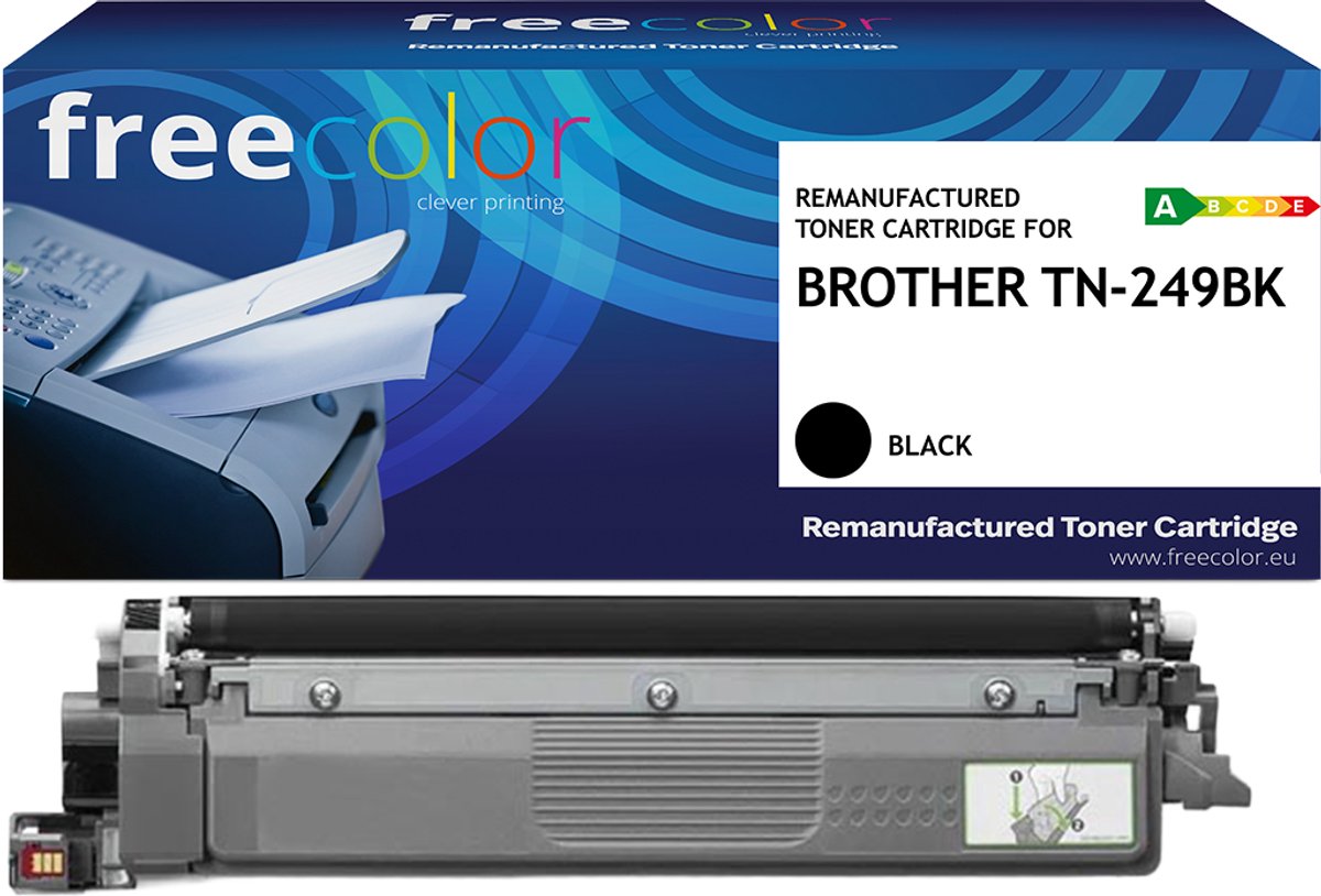 BROTHER TN-249BK - toner FREECOLOR - HC- Black 4500p