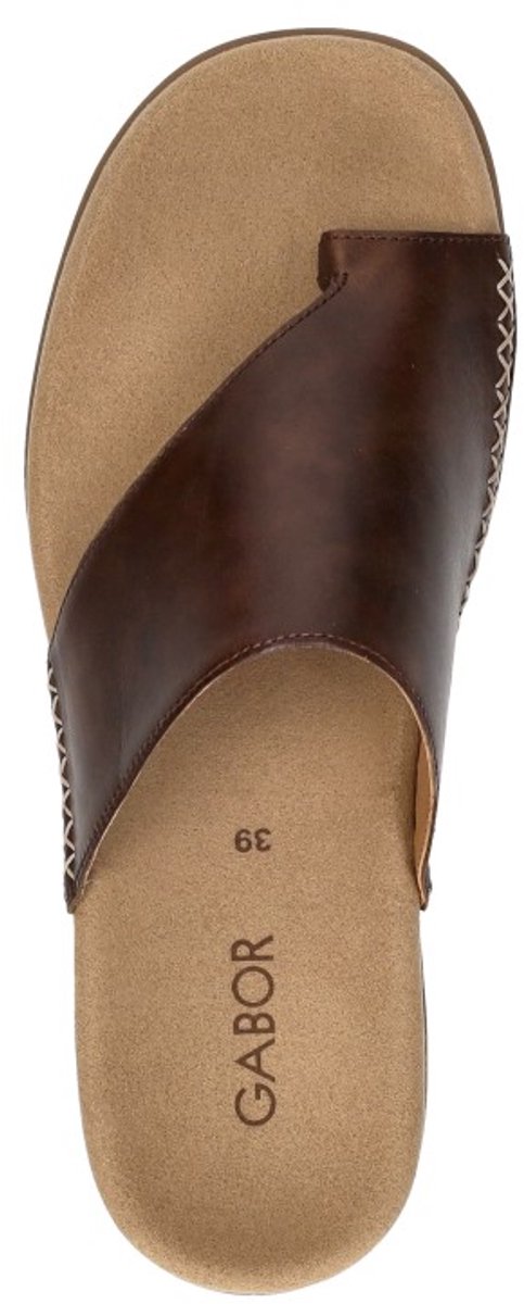 Gabor Dames Slippers - bruin