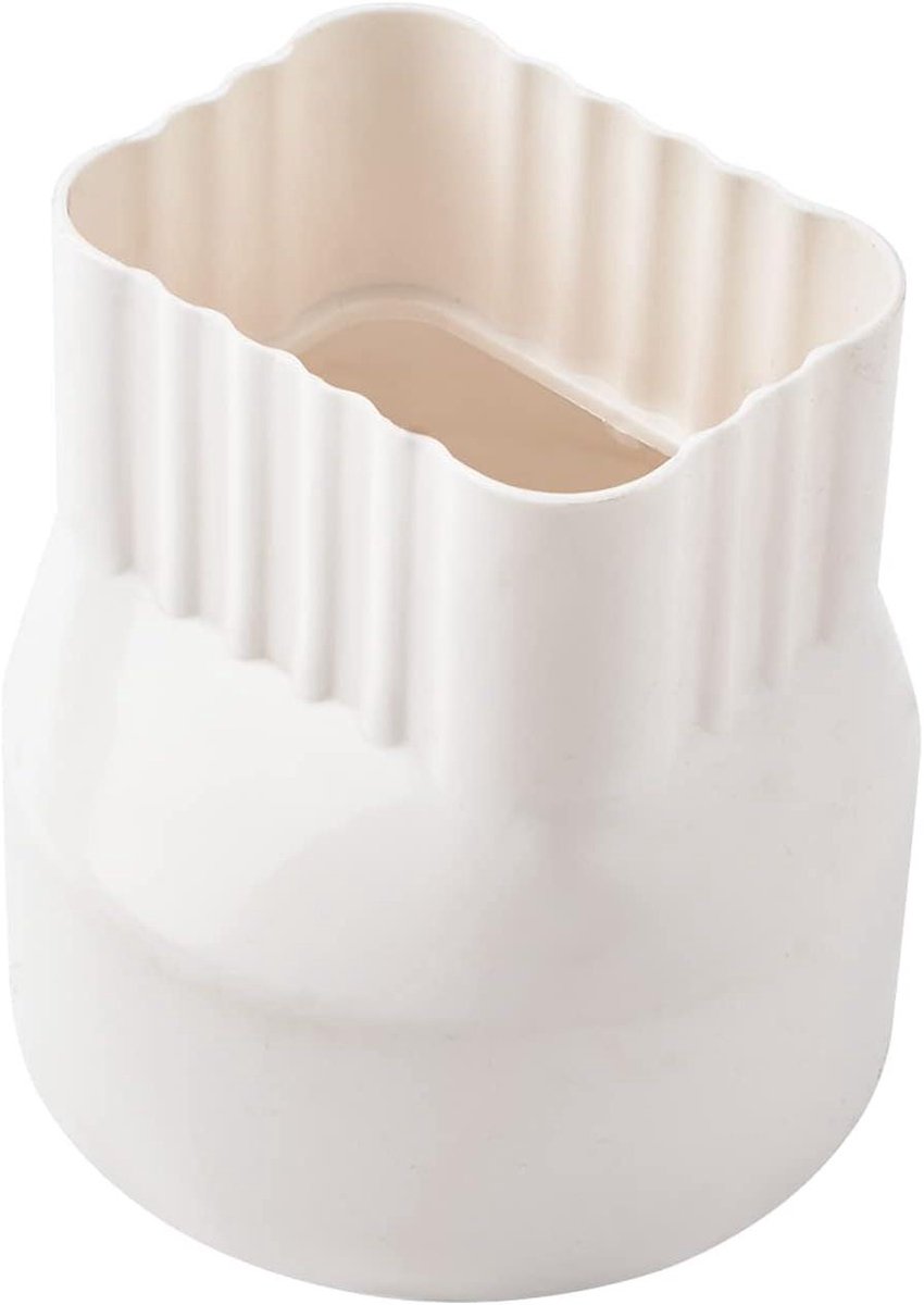 Goot Adapter - Afvoer Pijp - Regenwater Leiden - PVC Materiaal - 105 mm - Wit