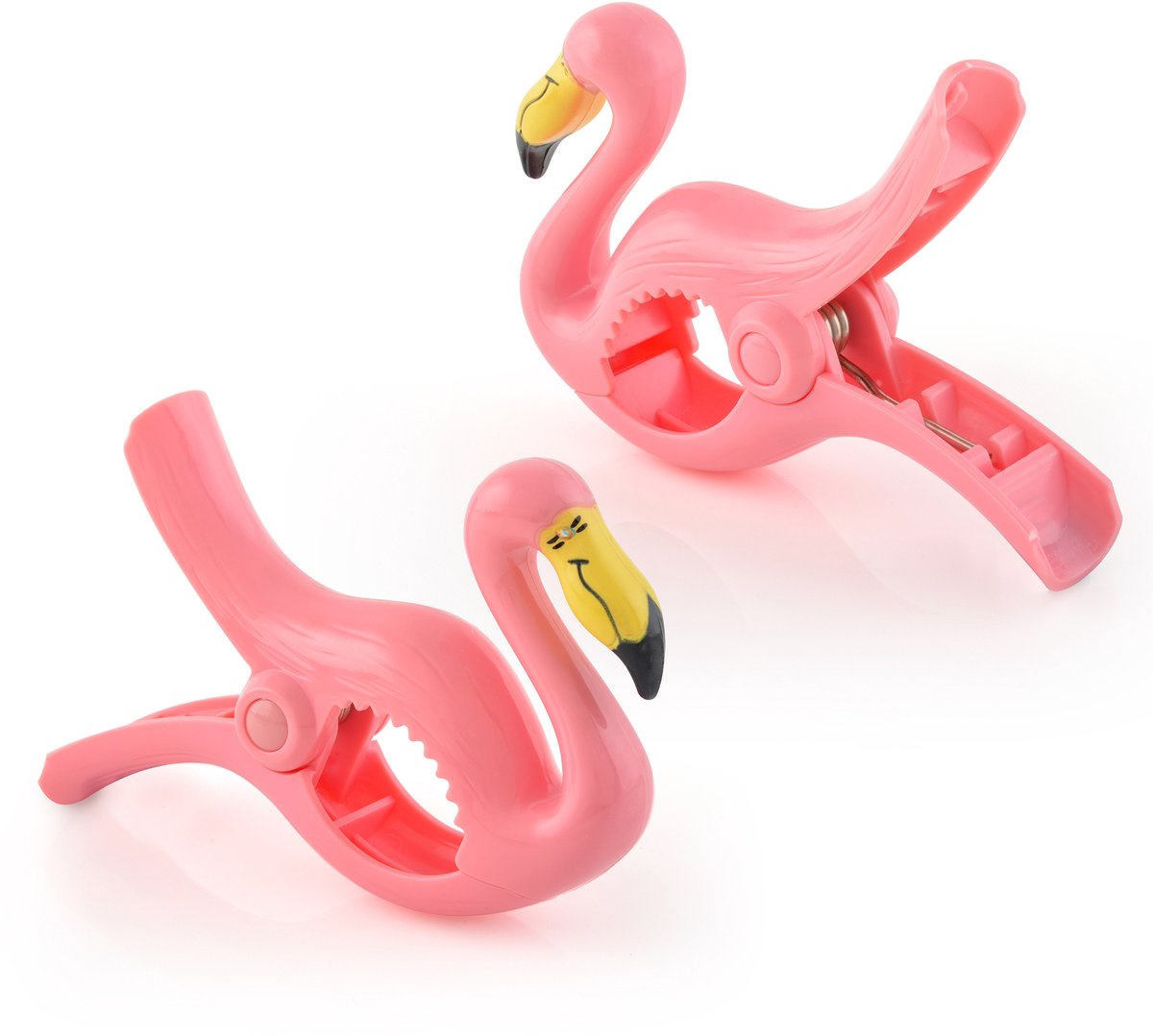 O2COOL - Boca Clips® Extra Stevige Handdoekclips - Flamingo