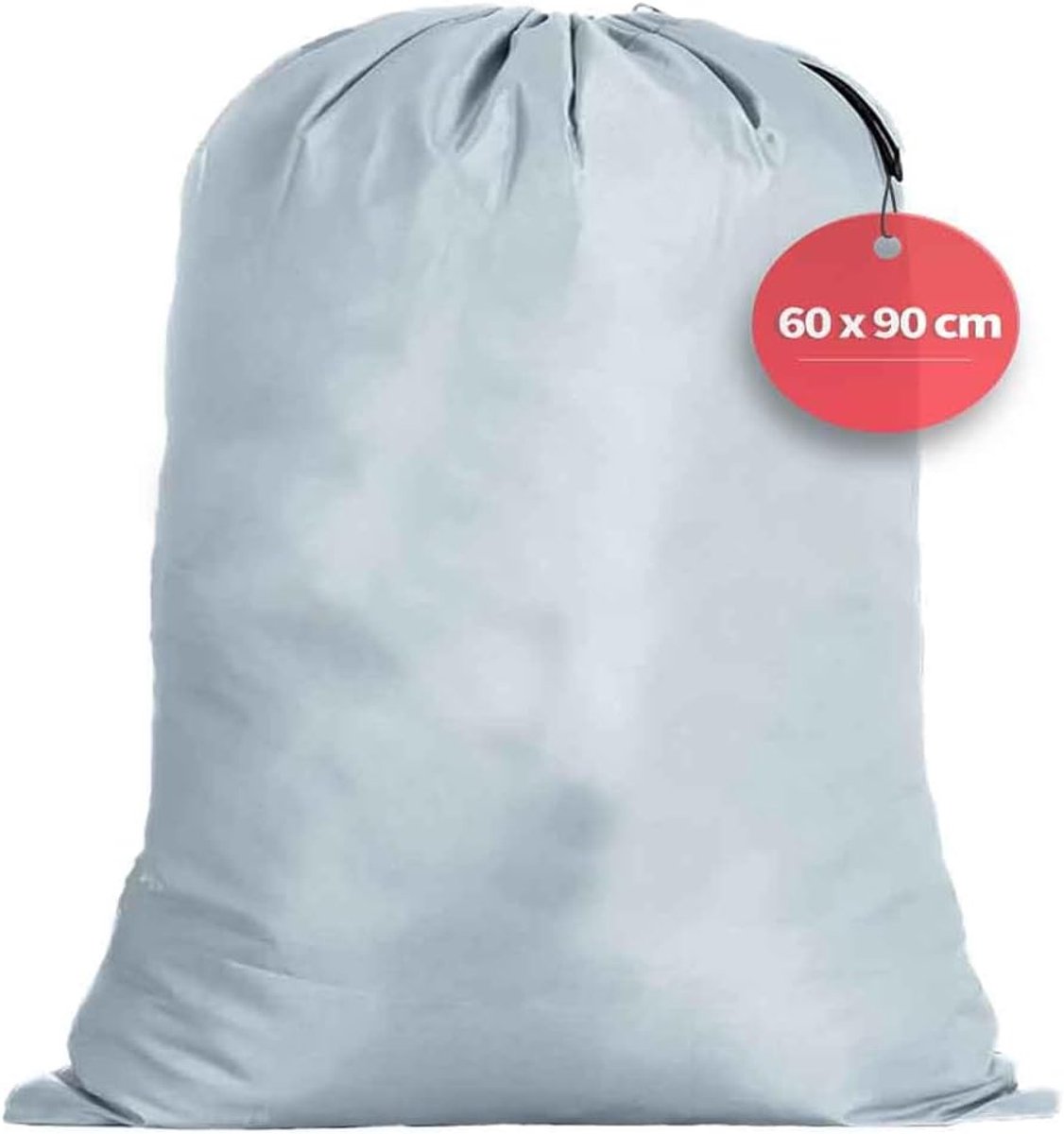 Grote Capaciteit Reis Waszak - 60 x 90 cm - 120L - Met Trekkoord Sluiting - Zilver