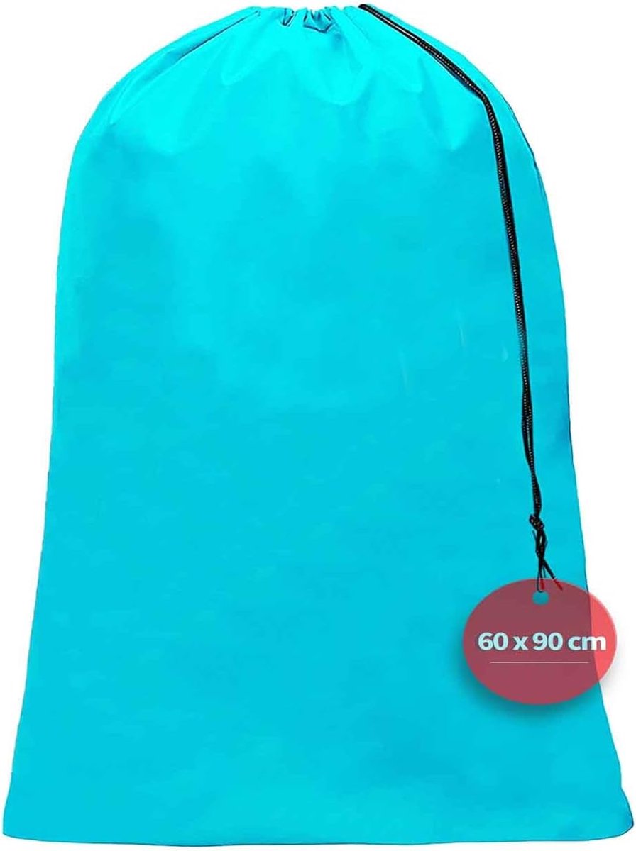 Grote Reiszak met Koord - 60 x 90 cm - Capaciteit 120 L - Lichtblauw