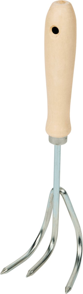 Garden Touch drietand handkrabber