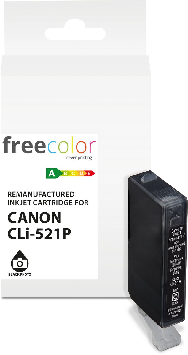 CANON CLi-521 - ink cartridge FREECOLOR - Black Photo 9ml