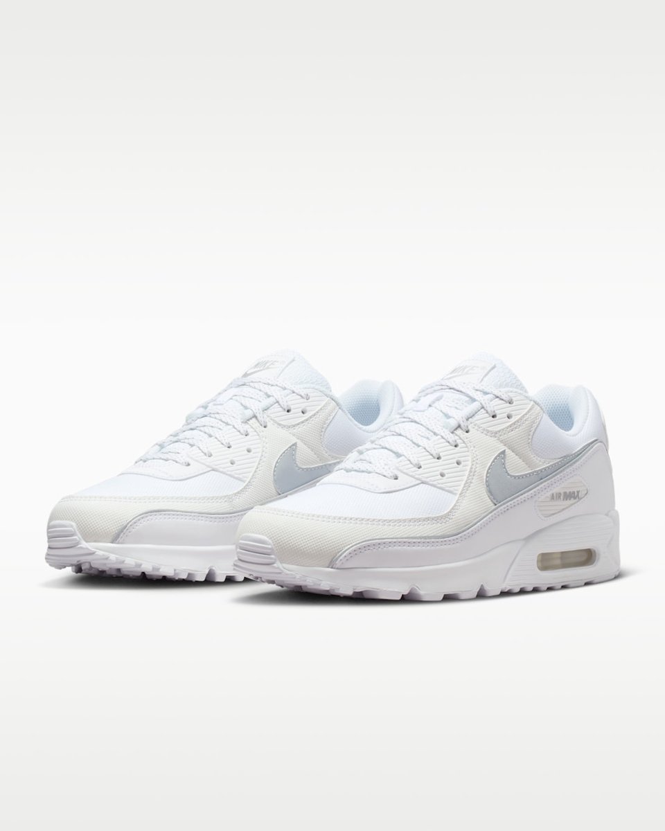 Nike Air Max 90 White Metallic Silver Reflective