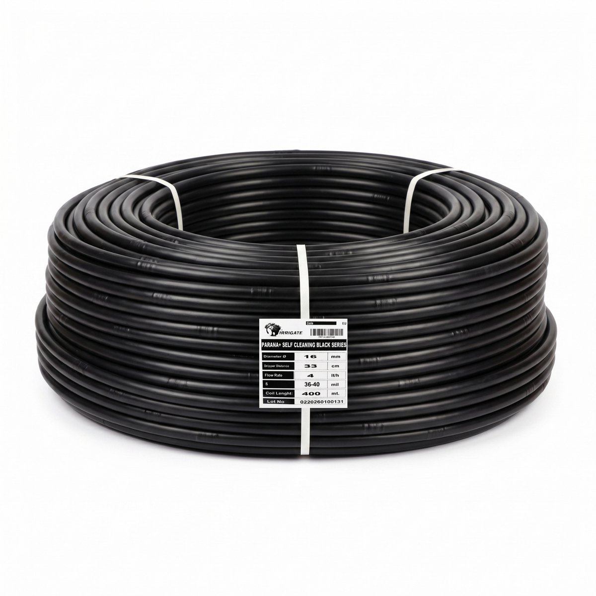 Druppelslang Ø16 mm - 400 Meter - 4 l/h - 33 cm Druppelafstand - Zelfreinigend Druppelirrigatie Slang