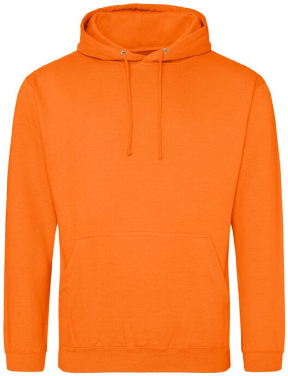Just Hoods College Hoodie JH001 - Oranje - Koningsdag - WK Voetbal -ORANGE CRUSH - XS