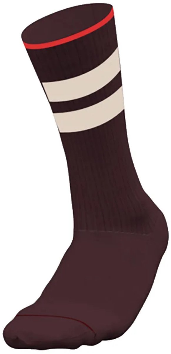 The Mountain Studio Hike Stripe Crewsokken Paars EU 41-44