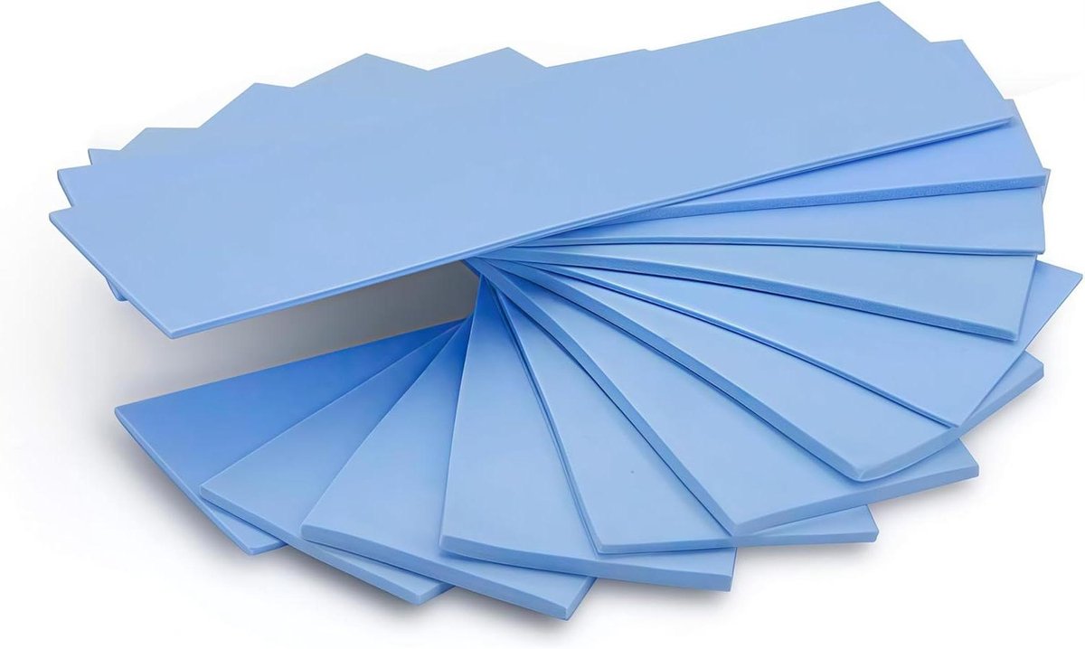 Thermische Pads - Koelpads Set - Componenten Koelen - Hoge Geleidbaarheid - 12 Stuks - Blauw