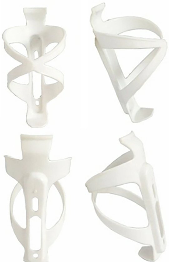 Bidonhouder Fiets - 2 stuks - Universeel Bidonhouders - Bidonhouder Racefiets - Sterke en flexibele structuur - Geschikt voor Fiets / Racefiets / Mountainbike / Kinderwagen- Flessen / Beker Houder Verstelbaar - Cadeau voor fietsliefhebbers - Wit — afbeelding 2