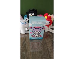 Hello Kitty & Friends Collectible Plush Blind Box – Knuffel met Vinyl Gezicht – Verrassingsdoos - Willekeurige kleur doos