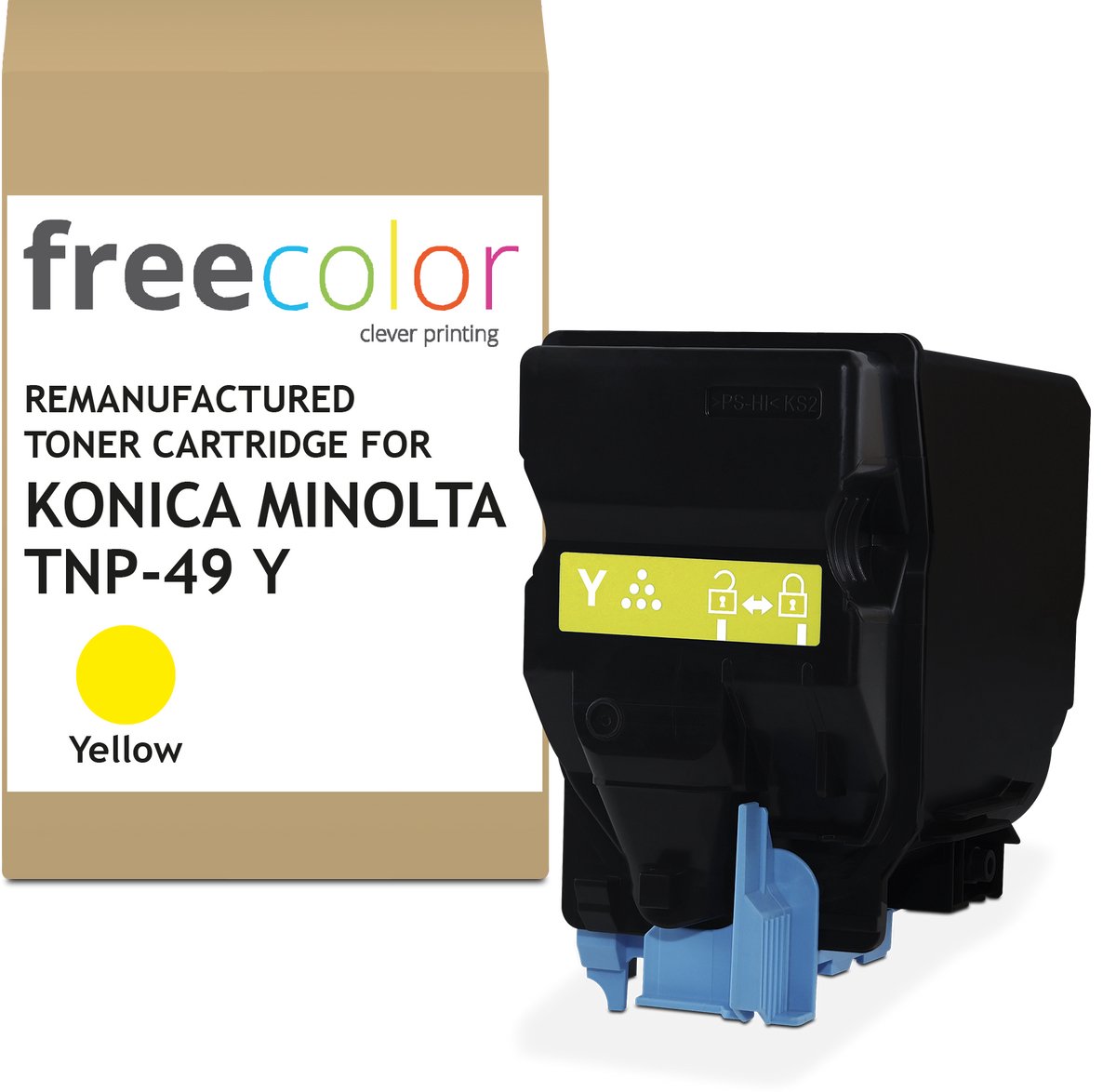 KONICA MINOLTA TNP48Y/TNP49Y - ton FREECOLOR - Yellow 12000p