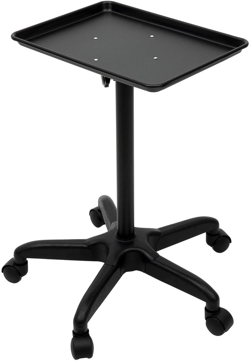 Cellista Salonwagen Kappers Trolley - Schoonheids Trolley - Verstelbare Hoogte Wagen - Kappers Werkstation - Met Wielen - 64-108cm