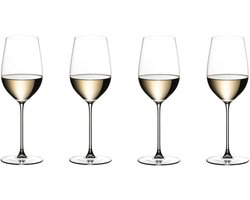 Riedel Wijnglazenset - Witte Wijnglazen - Veritas - Riesling - 400 ml - 4 Stuks