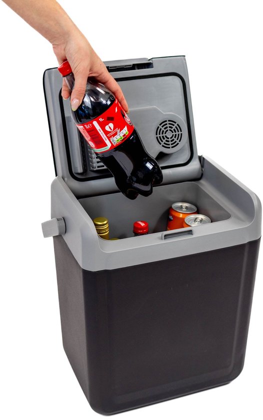 Volkstool® E14 Cool Box 13L - Elektrische Compressor Koelbox Single Zone - Koelen (Self-Organising) met Enkele Zone - Met Digitaal Display - Werkt op 12V en 230V - Eenvoudige Bediening van Merkloos — afbeelding 4
