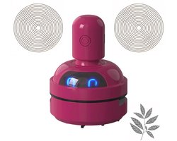 KZQ Tafelstofzuiger, draadloze handstofzuiger/droger, toetsenbordreiniger. Compact en draagbaar, geschikt voor thuis, op kantoor en in de auto. Rood.