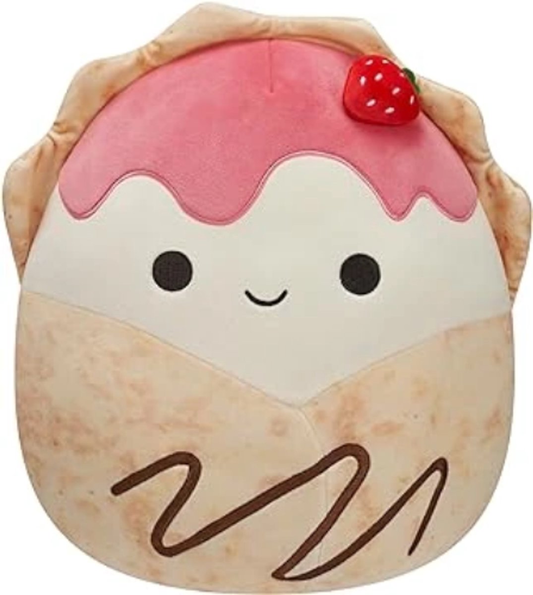 Squishmallows Gasten de Aardbei Crepe Pluche Knuffel 20 cm