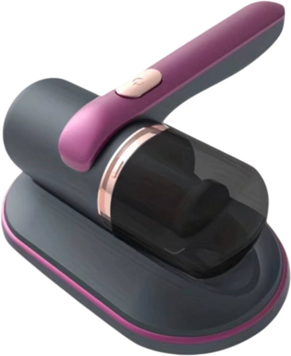 Matrasreiniger Draadloos met UV-C Sterilisatie – Krachtige Anti-Allergie Huisstofmijt Stofzuiger – Handstofzuiger voor Bedden, Matrassen en Stoffen Meubels- Paars