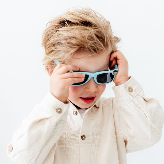 Fien & Teun kinderzonnebril - blauw - sunglasses - zonnebril - 2 tot 5 jaar van fien-teun — afbeelding 4