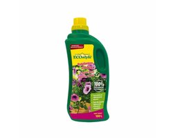 ECOstyle Potplanten Voeding Organische Vloeibare Plantenvoeding - Sterke en Rijkgroeiende Planten - Planten in Potten en Baskets - Langdurige werking - 1 L