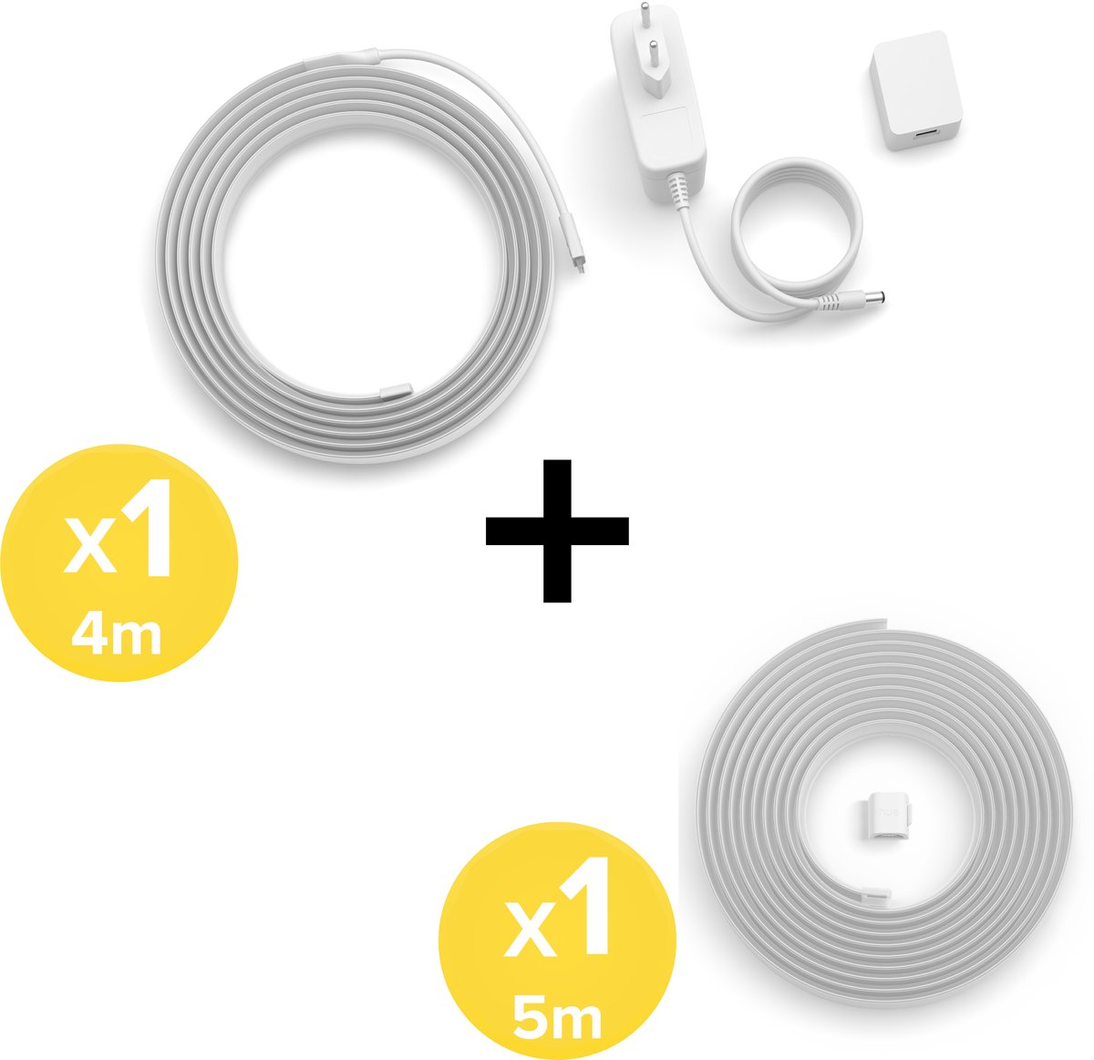 Philips Hue Flux LED strip 9 Meter - Wit en Gekleurd Licht - Light Strip - Incl. Voedingskabel - Hue White and Color Ambiance — afbeelding 3
