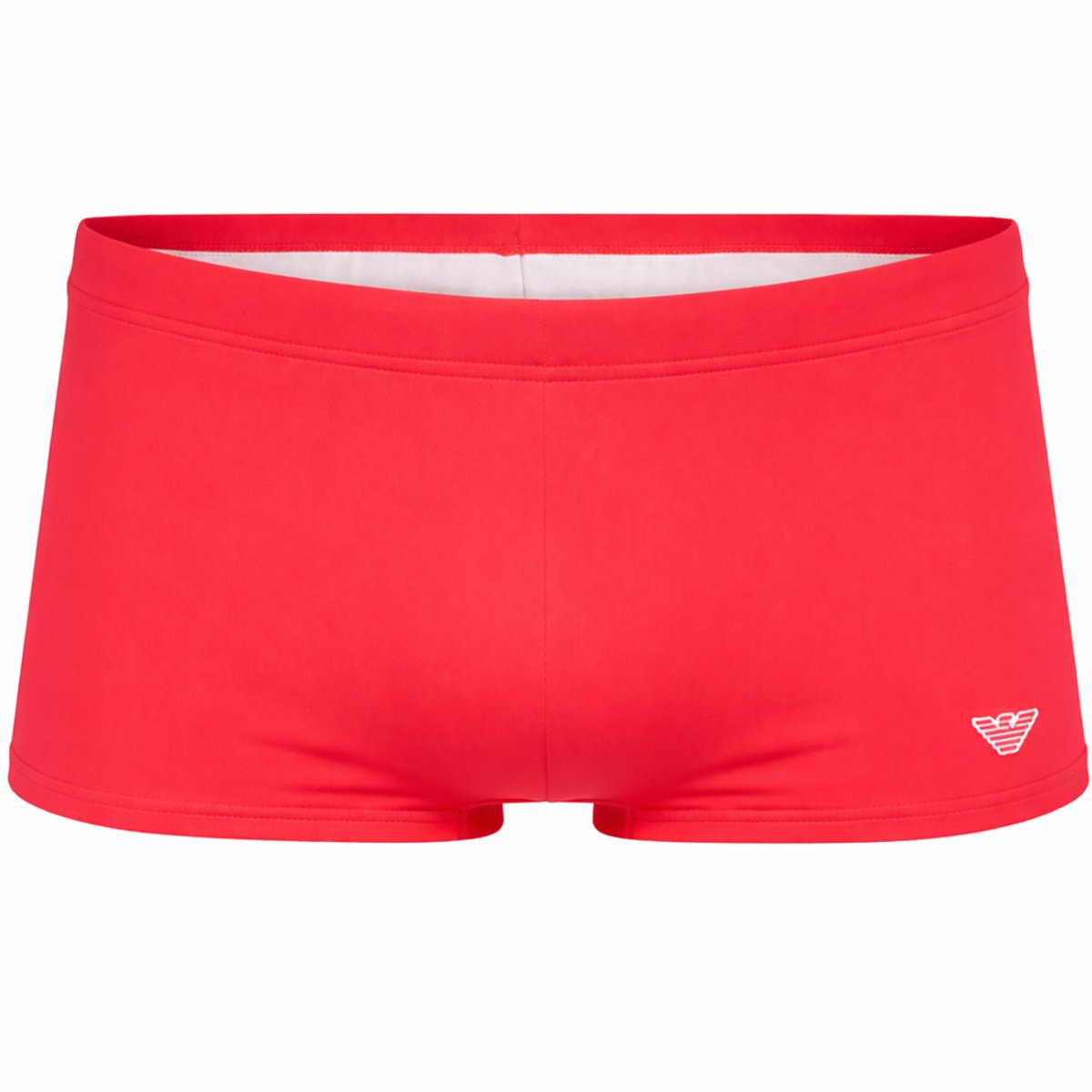 Armani Zwemboxer met mini logo rood