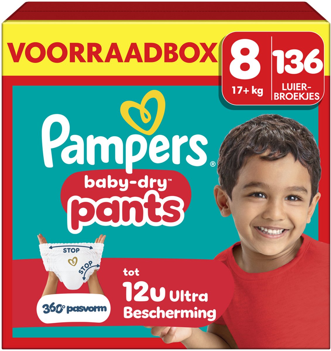 Pampers Baby-Dry Pants Voorraadbox maat 8