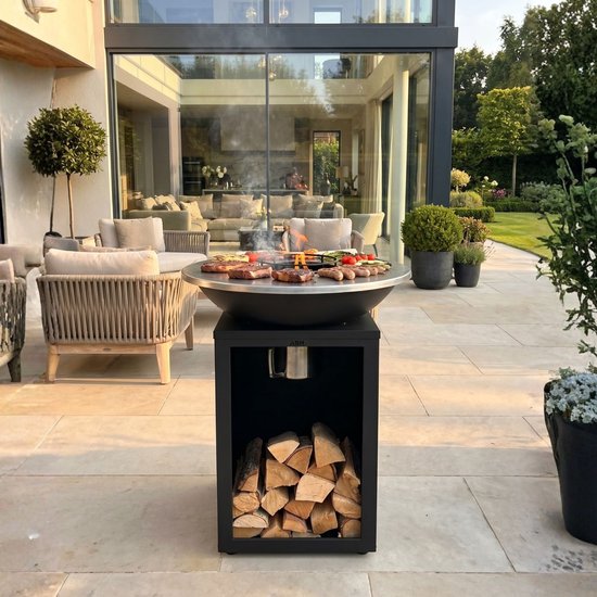 ASH - Solaris - XXL - Plancha barbecue met grillring - Buitenkoken - Plancha BBQ - Plancha Bakken - Zwart - Grillring van ASH — afbeelding 5