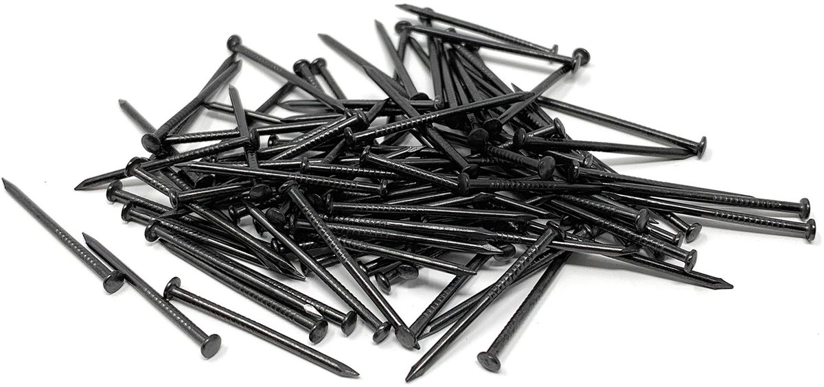 aladdien - Steel Nails for Wall Hooks - 100 Stuks - 1.4 x 26 mm - Voor Muurbevestiging - Ideaal voor Thuisorganizer - Hoogwaardige Staal