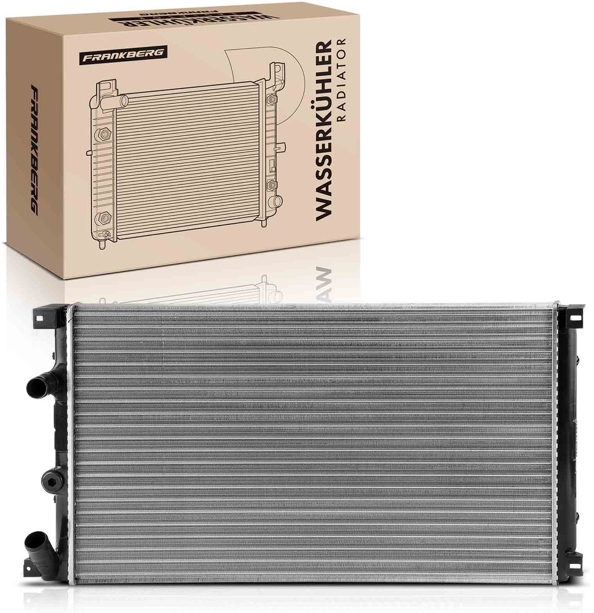Frankberg 1x radiator waterkoeler motorkoeler voor Nissan
