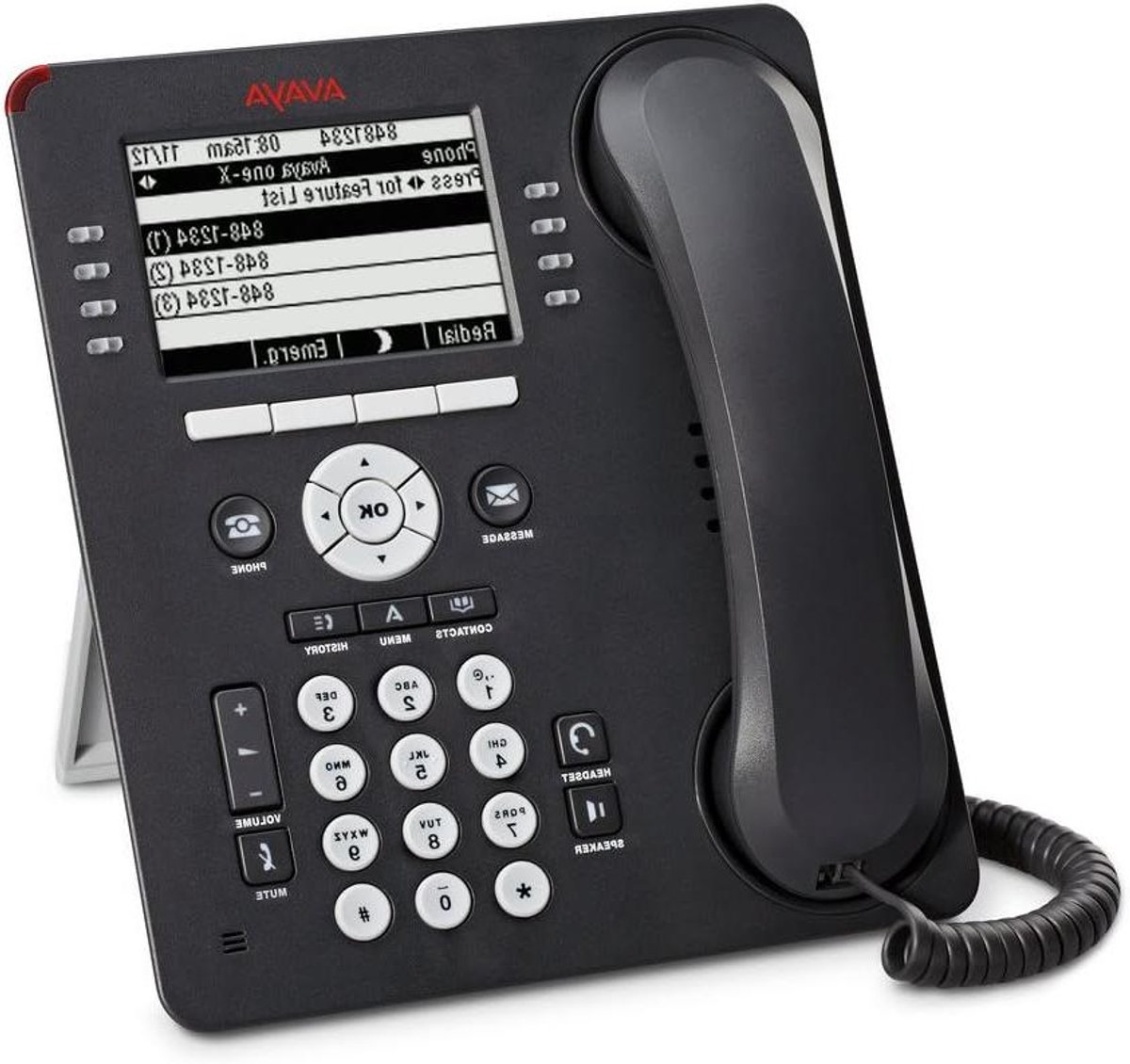 IP Bureau Telefoon - Zakelijk Communicatieapparaat - Professionele Gesprekken Voeren - Capacitief Touchscreen - 5 Inch Kleurendisplay - Zwart
