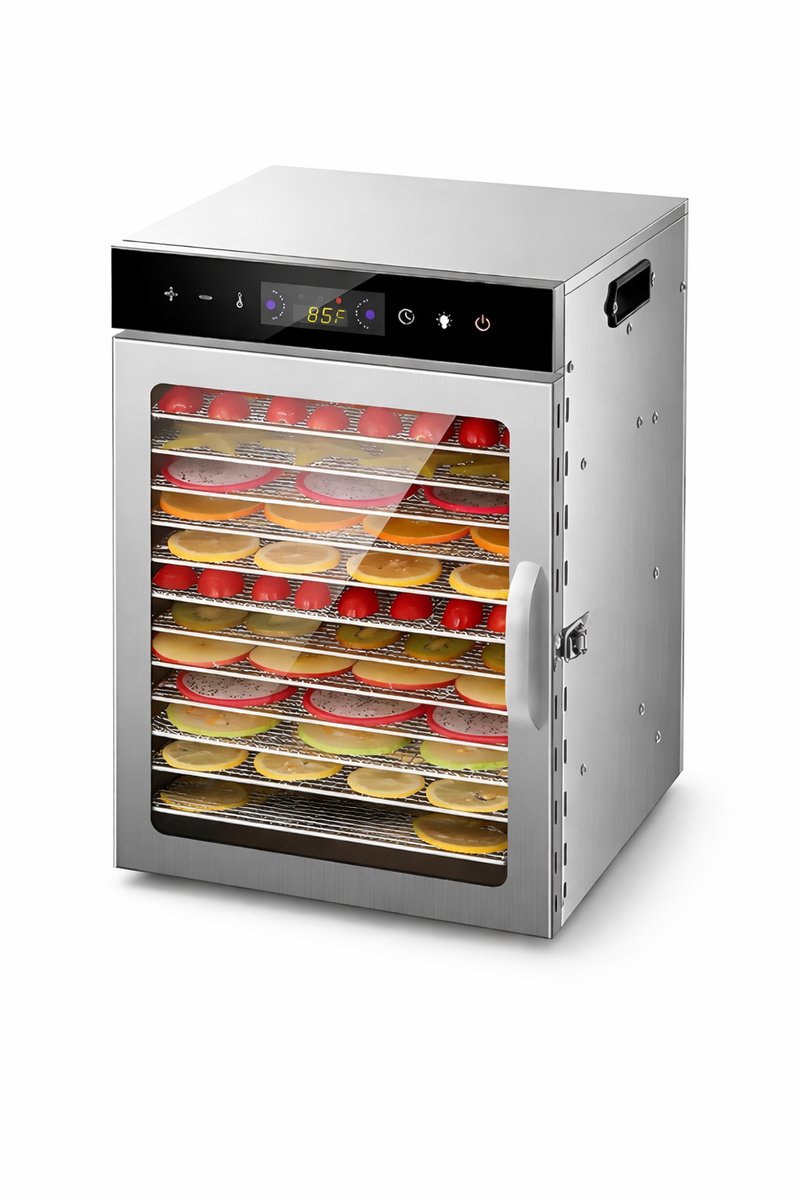 Sello! voedseldroger – timer – groente – fruit – vlees – thee – 800w – timer – 30 tot 90 graden