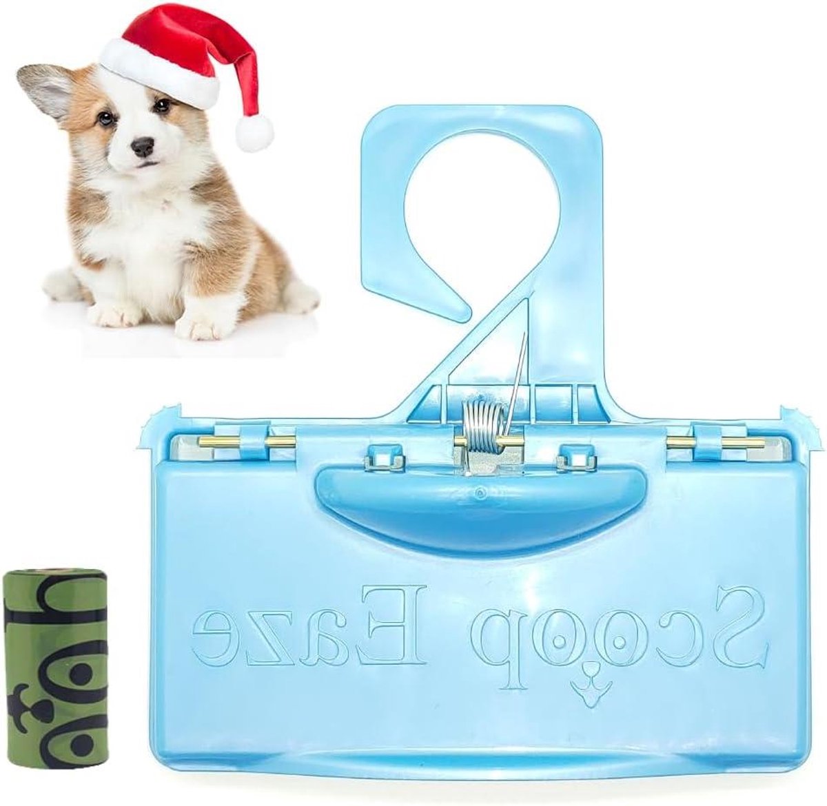 Draagbare Poepschepper - Honden Opruimer - Hond Uitlaten - Lichtgewicht Handheld - 9x13 Inch Zakken - Zwart